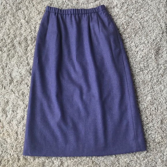 Pendleton 100% virgin wool pencil skirt sz 4 - Picture 4 of 6